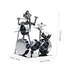 Industrial Style Metal Punk Iron Home Office Desk Ornaments Music Decoration Musical Instrument Drummer