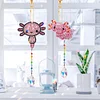 2pcs DIY Diamond Painting Suncatcher Kits Double Side Home Garden Decoration (Salamander)