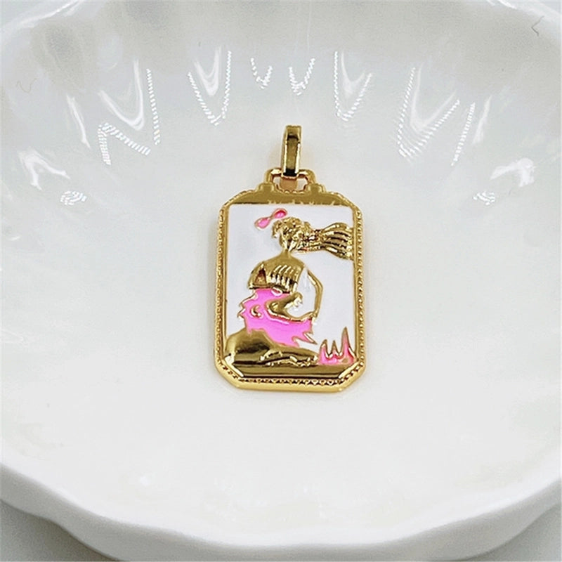 1 Piece Minimalist Star Copper Chain Pendant Necklace