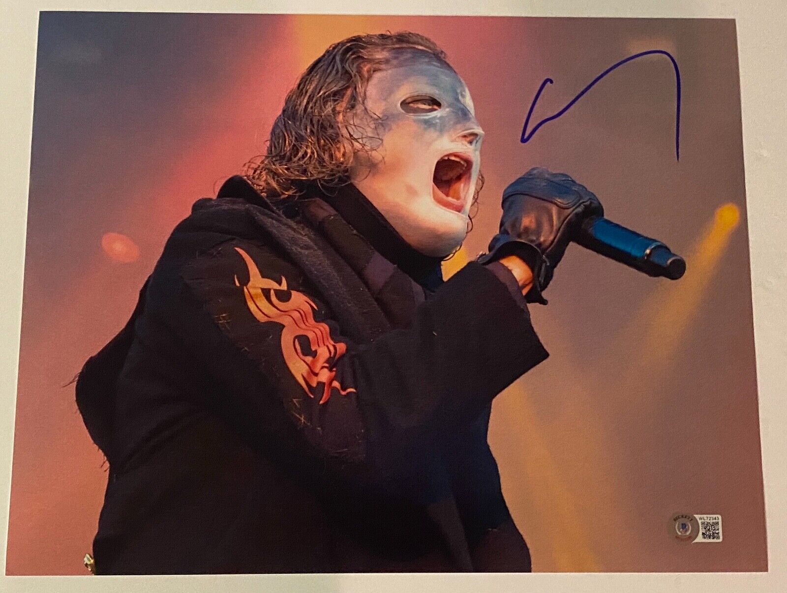 Corey Taylor Signed Autograph 11x14 Photo Poster painting Slipknot Stone Sour Proof Beckett COA