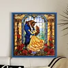 Disney-Beauty And The Beast-14CT Stamped Cross Stitch 50*50cm/19.69*19.69in