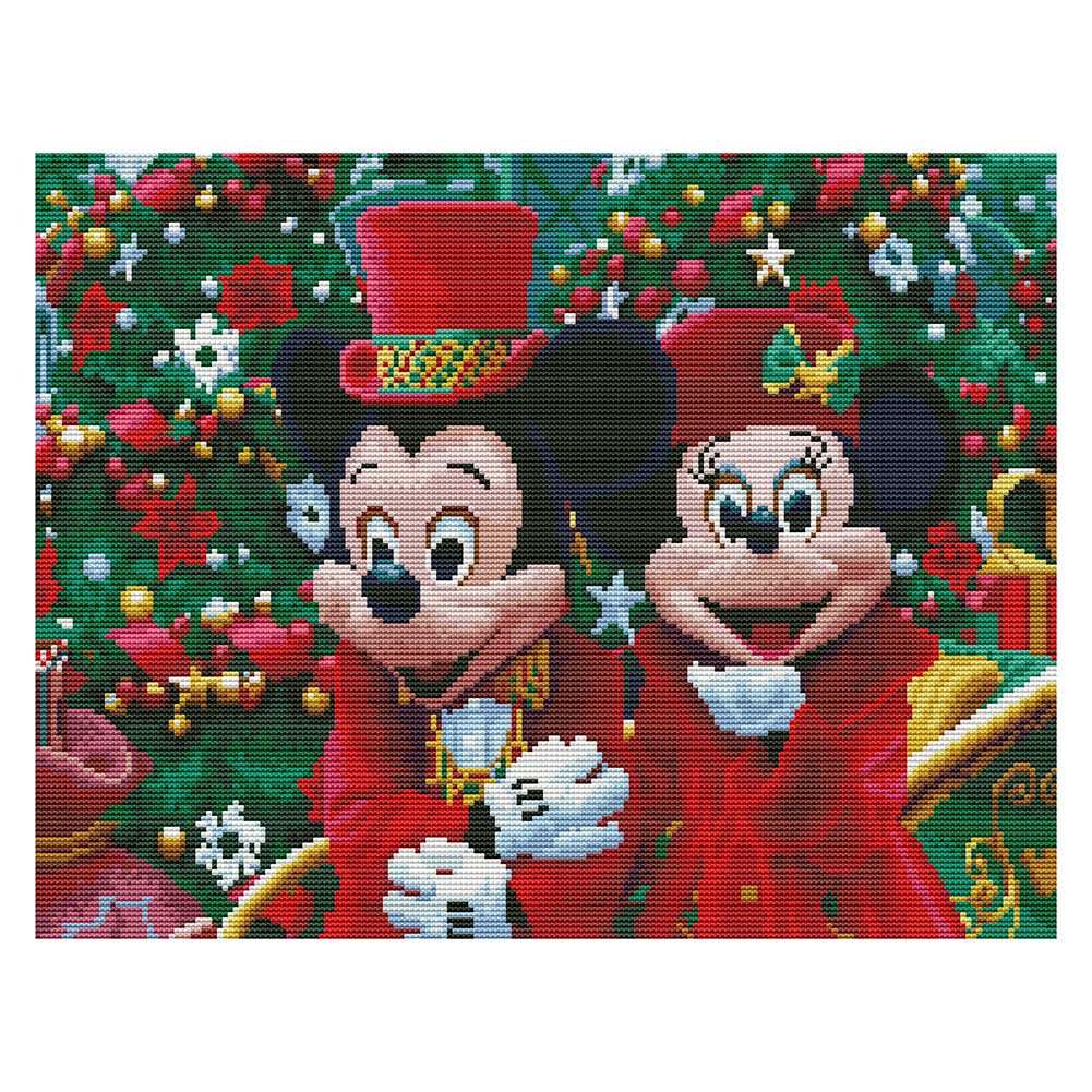 

Cartoon Mouce - 11CT Stamped Cross Stitch - 50*40CM, 501 Original