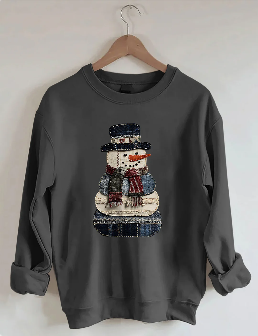Patchwork Christmas Sweatshirt