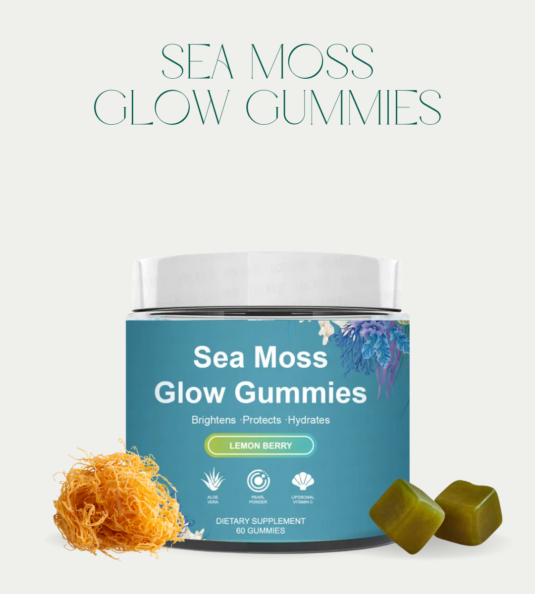 Sea Moss & Pearl Powder Glow Gummies