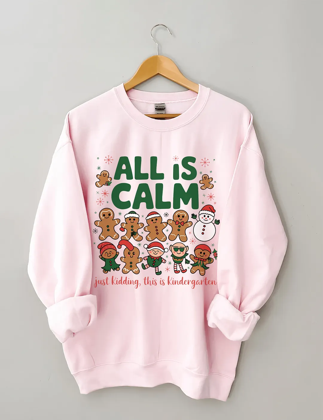 Kindergarten Teacher Christmas Sweatshirt