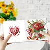 6Pcs Valentines Day Diamond Painting Greeting Card