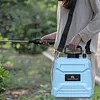 8L Pesticide Sprayer with Adjustable Shoulder Strap Electric Garden Flower Spraying Equipment Retractable Wand for Yard Lawn