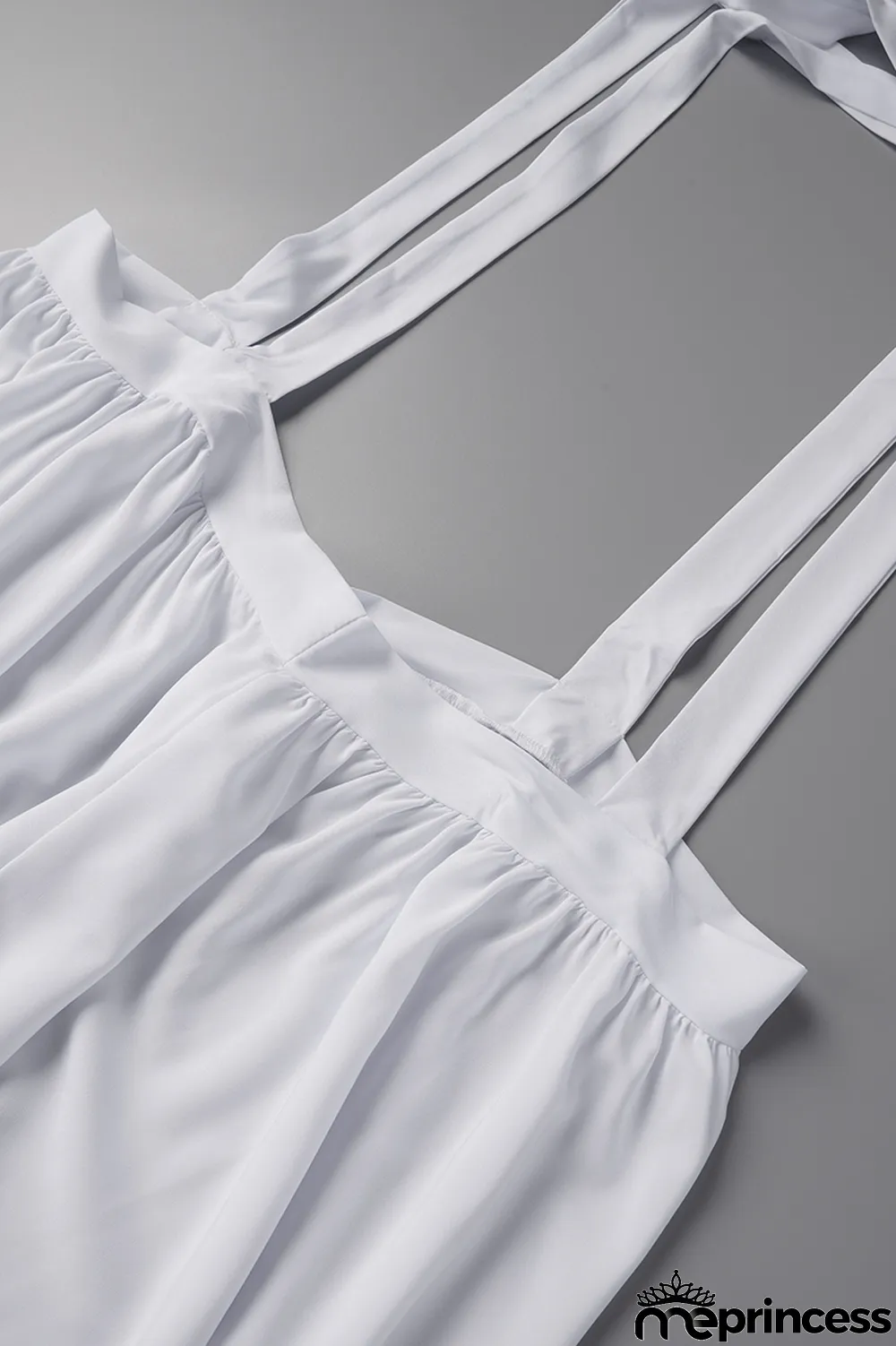 White Plus Size Casual Solid Fold Vests Solid Color Square Collar A Line