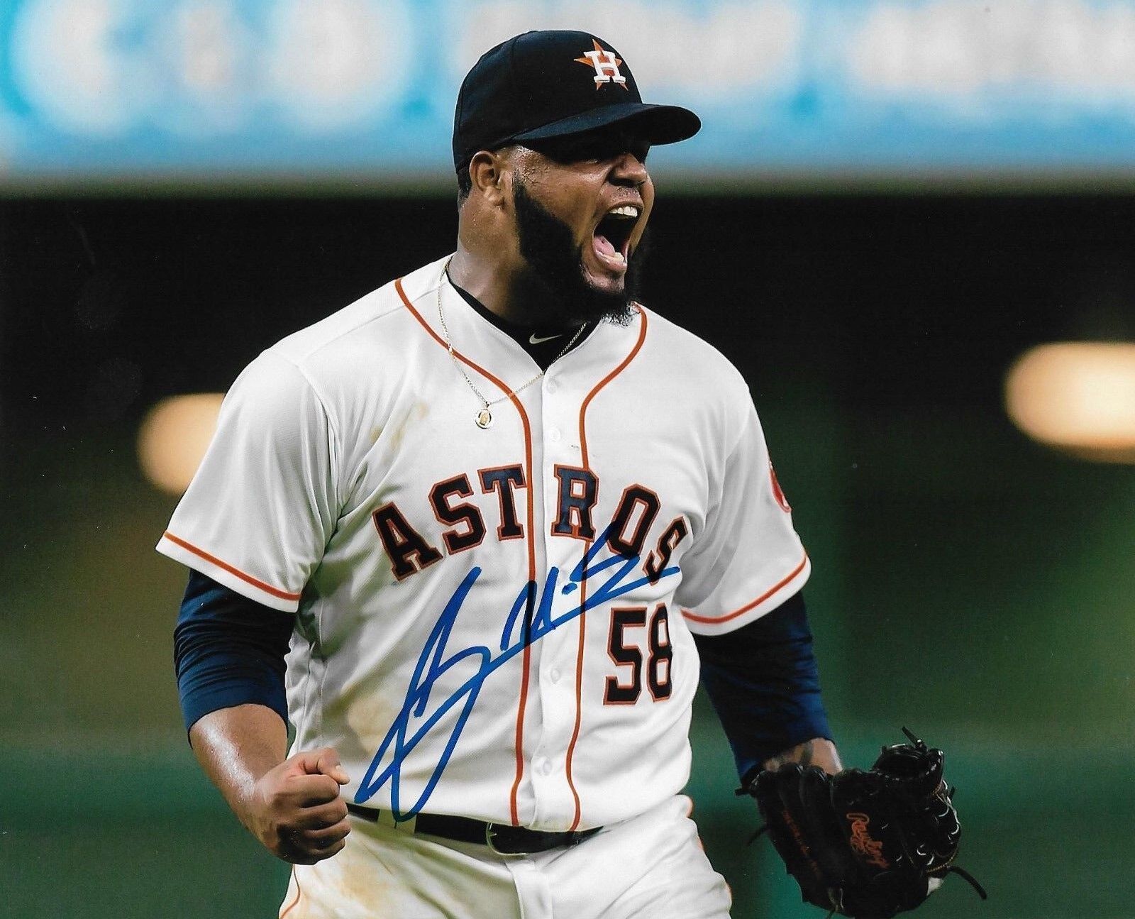 FRANCIS MARTES signed autographed WORLD SERIES HOUSTON ASTROS 8x10 Photo Poster painting w/COA