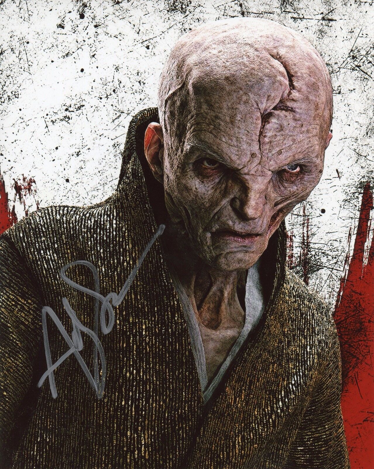 ~ANDY SERKIS Authentic Hand-Signed Star Wars Supreme Leader Snoke