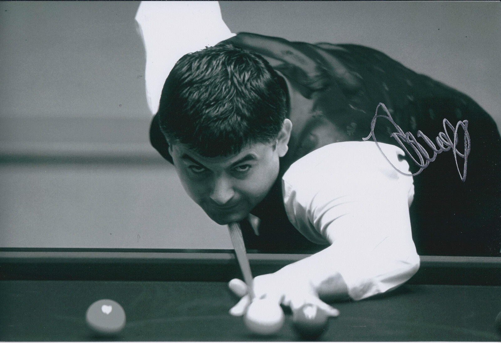 John PARROTT SIGNED 12x8 Photo Poster painting Autograph COA AFTAL Snooker European Open Winner