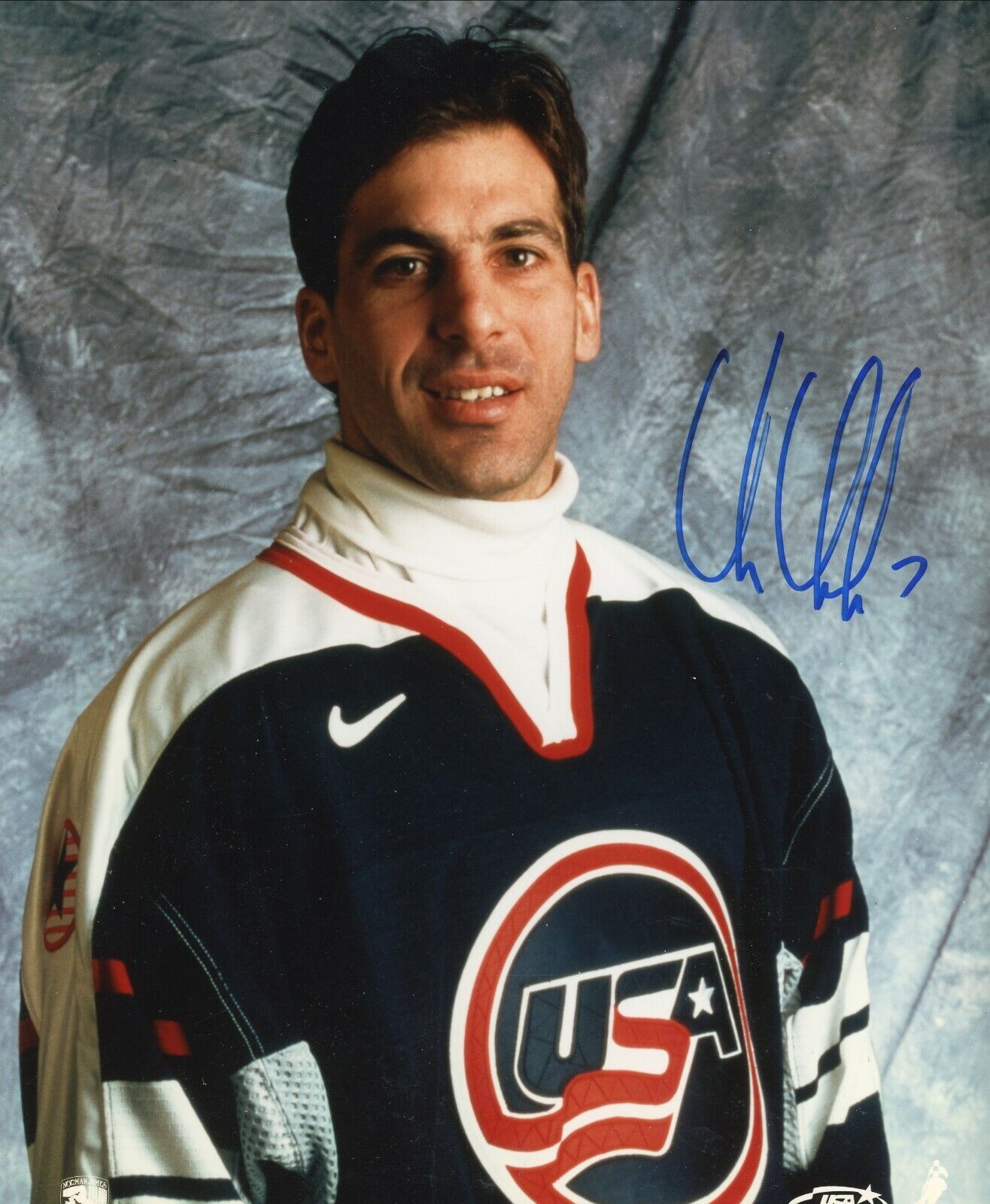 Chris Chelios Chicago Blackhawks Signed Autographed 8x10 Glossy Photo Poster painting COA