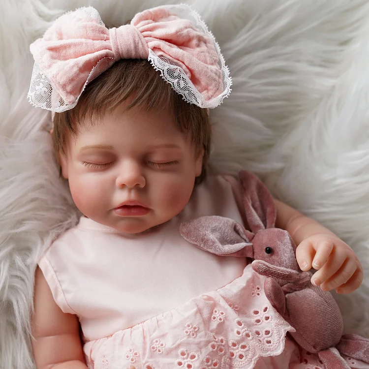 Babeside Sleeping Reborn Baby Lucy 20'' Little Infant Girl Best Gift for Kids