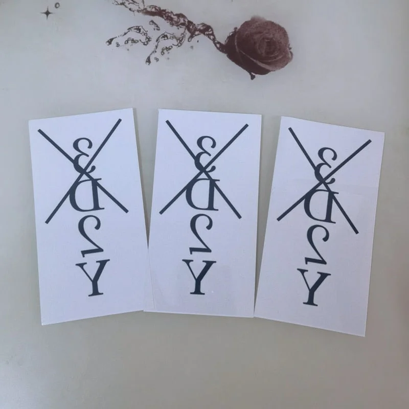 Anime Fire Fist English Tattoo Sticker Men and Women Arm Waterproof Cool Letter Art Fake Tattoo Finger Hand Back Tattoo Sticker