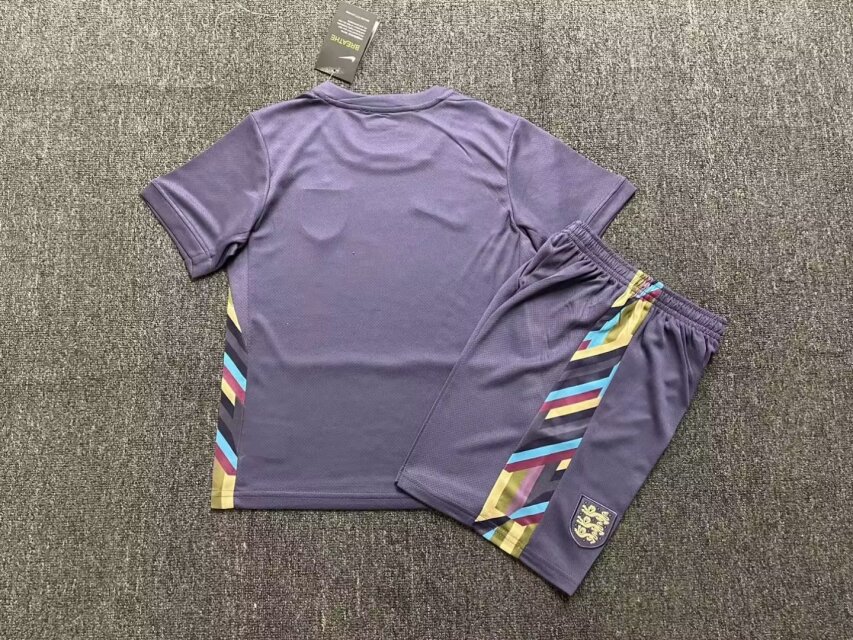 2024 England Away Kids Kit Football jersey Thai Quality