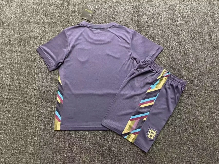 2024 England Away Kids Kit Football jersey Thai Quality