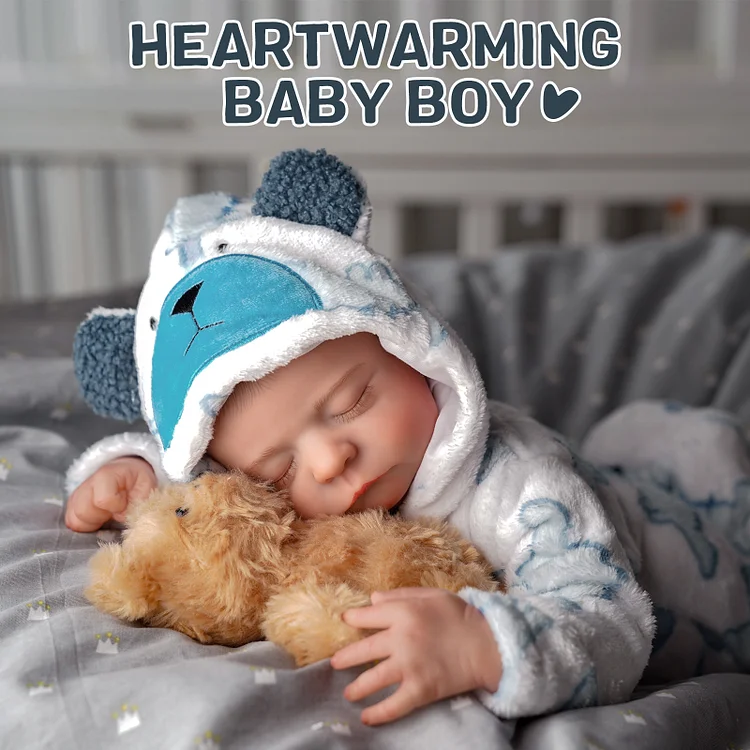 Babeside Sleeping Reborn Baby Noah 20'' Little Infant Boy Comfort For Healing
