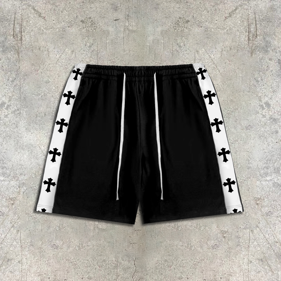 Loveciss®/ Trendy Cross Print Shorts