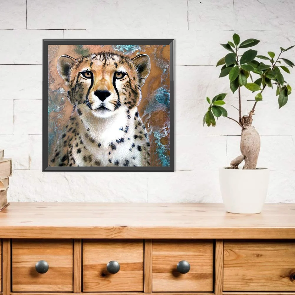 Diamond Painting - Full Round Drill - Leopard(Canvas|40*40cm)