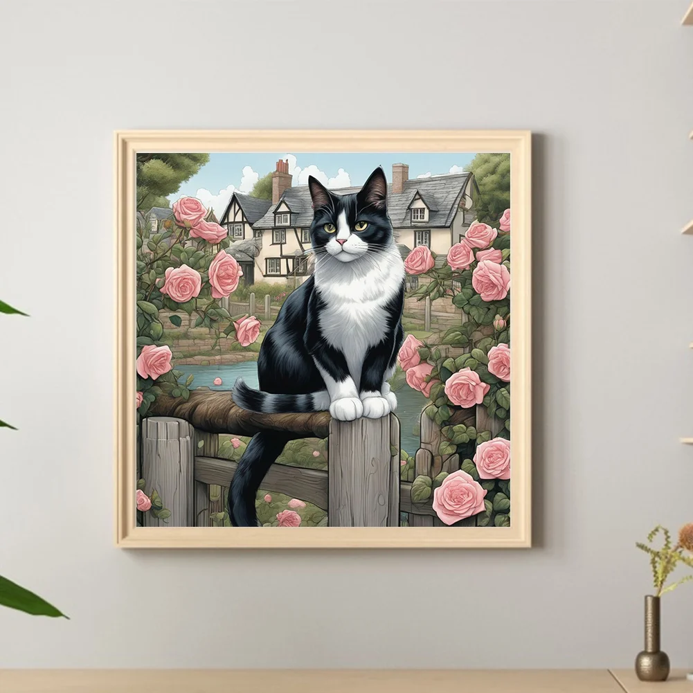 Diamond Painting - Full Round Drill - Cats(Canvas|30*30cm)