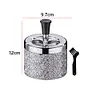 Push Down Ashtray Windproof Spinning Ashtray Desktop Ashtray for Home Office Car