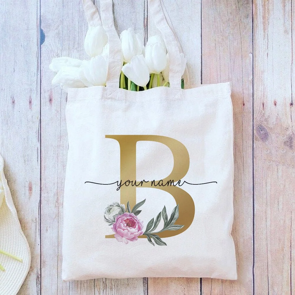 Bridesmaid Tote Bags Maid of Honor Tote Personalized Bridesmaid Bags Handbag Bridal Party Bridesmaids Gifts Bride Wedding Totes