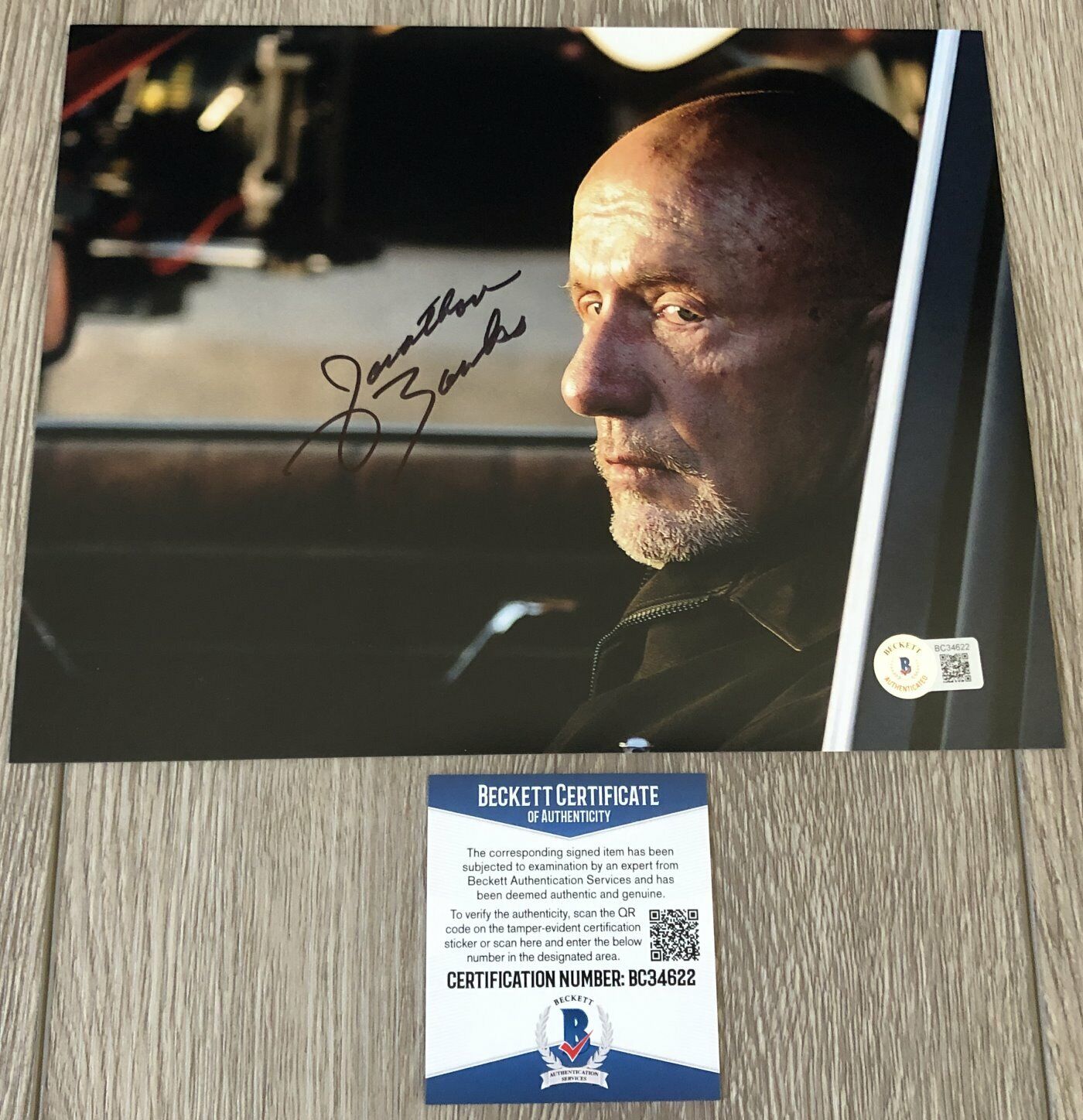 JONATHAN BANKS SIGNED AUTOGRAPH BETTER CALL SAUL 8x10 Photo Poster painting B w/ BECKETT BAS COA