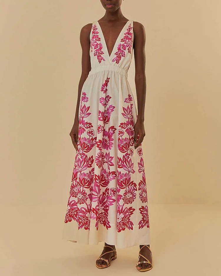 Women's Fashion Printed Loose Dress