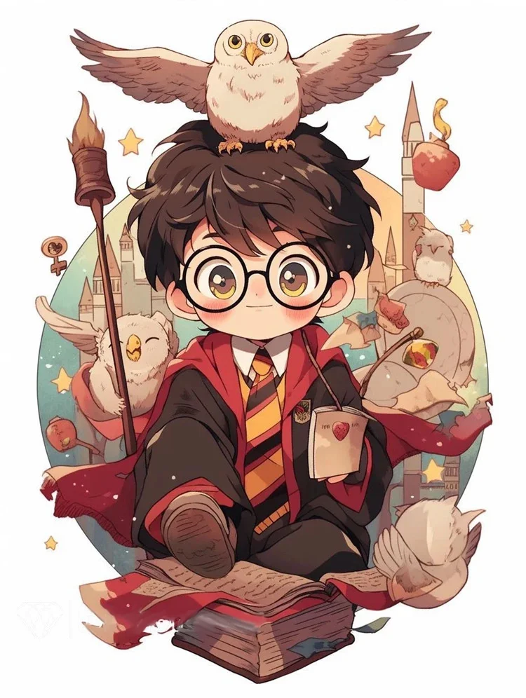 Harry Potter 11CT Stamped Cross Stitch 40*56CM