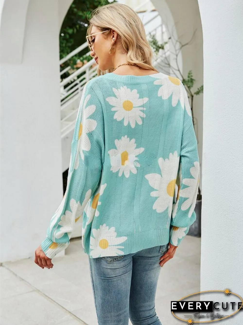 Autumn Winter New Loose Pullover Women's Round Neck Casual Knitted Sweater Fashion Street Women's Sweater Woman Sweaters
