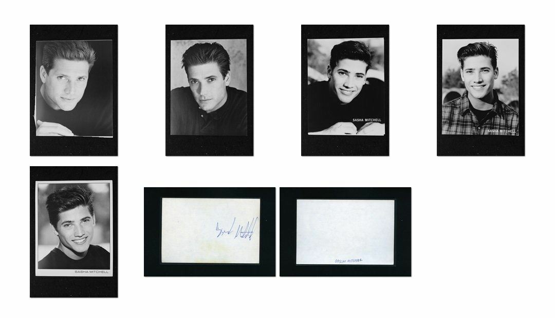 Sasha Mitchell - Signed Autograph and Headshot Photo Poster painting set - DALLAS