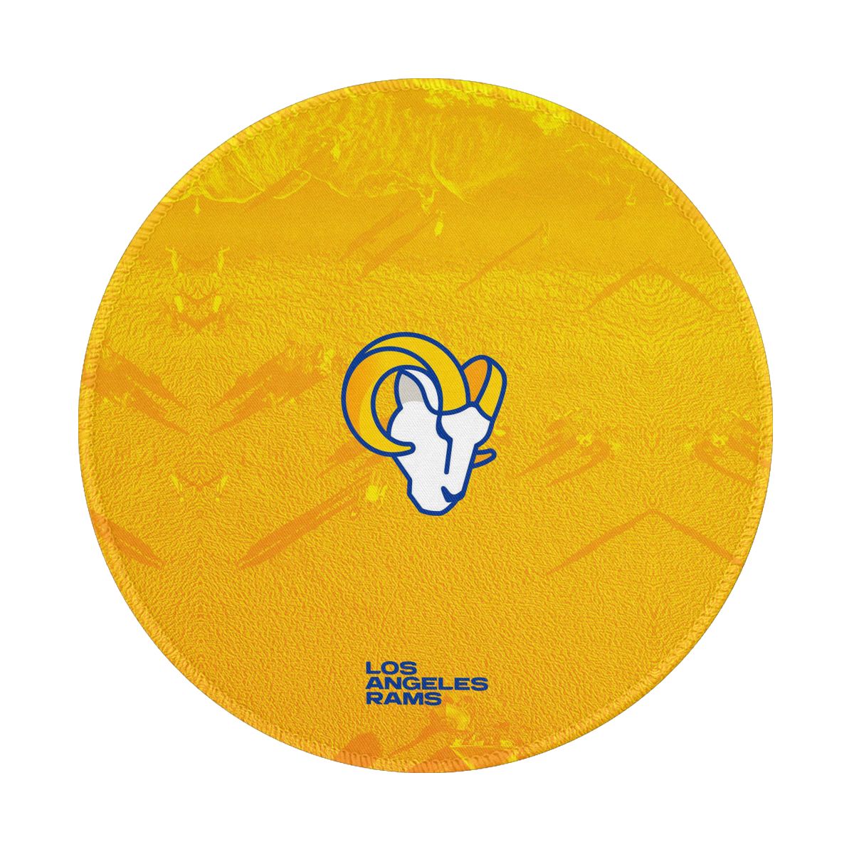 Los Angeles Rams Cartoon Logo Gaming Round Mousepad for Computer Laptop