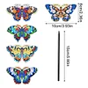 5Pcs PU Butterfly Diamond Embroidery Painting Hairpins