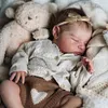 [Heartbeat💖 & Sound🔊] 20" Handmade Lifelike Reborn Newborn Baby Sleeping Girl Named Bobo with Hand-Painted Hair - RBBI-Myrebornbabydoll&reg; Myrebornbabydoll&reg;