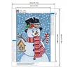 Diamond Painting-DIY Crystal Rhinestone Snowman