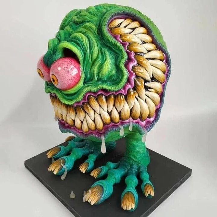 Angry Big Mouth Monster -Spooky Monster