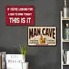 2PCS bi&egrave;re - Ensemble de panneaux en m&eacute;tal(20*30cm/30*40cm)