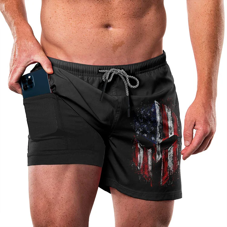 Mens Designer Stylish Short My Scars Tell Wolf History" Letter Print s Shorts Pants