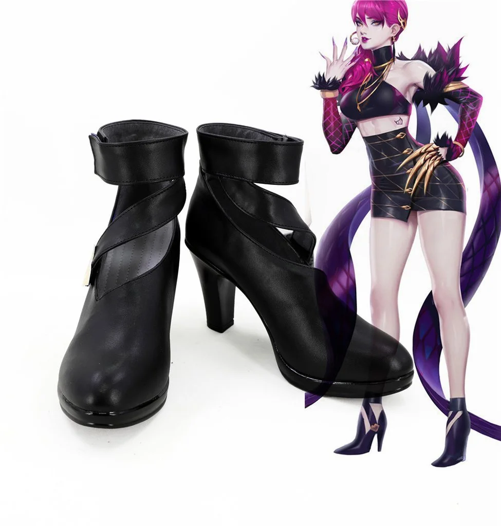 League Of Legends Agonys Embrace Evelynn K Da Skin Cosplay Shoes Boots