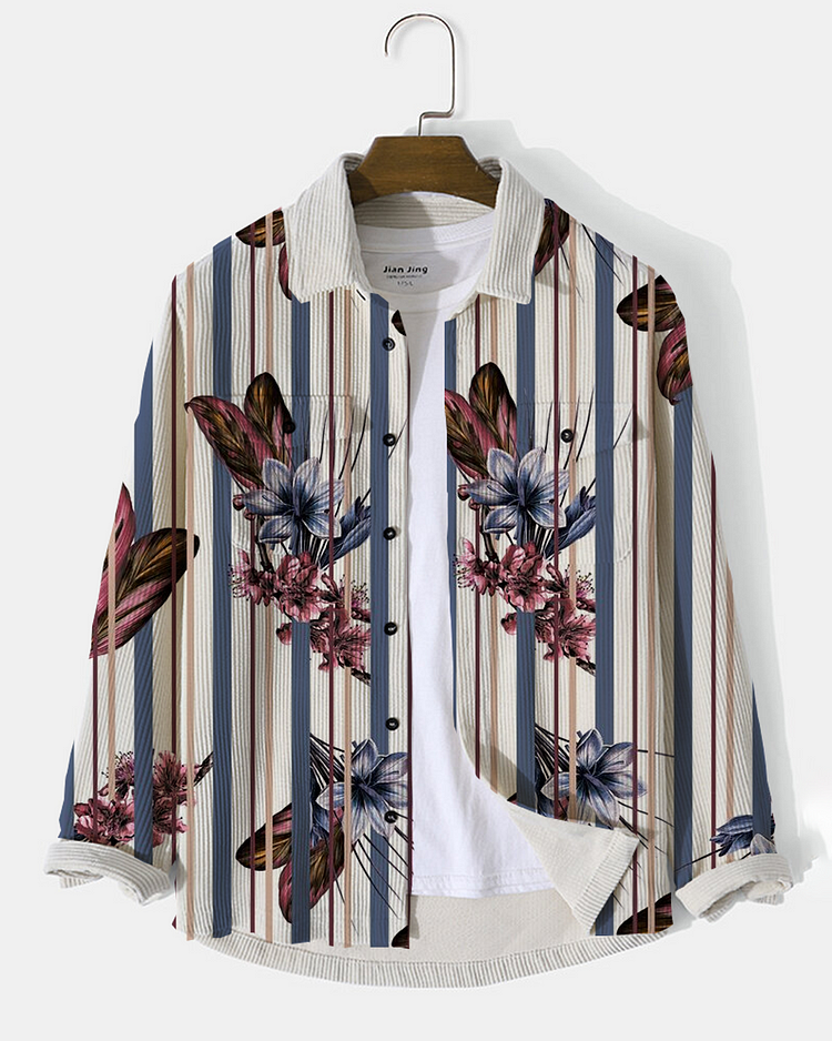 Men's casual geometric diamond polo shirt 8b4e