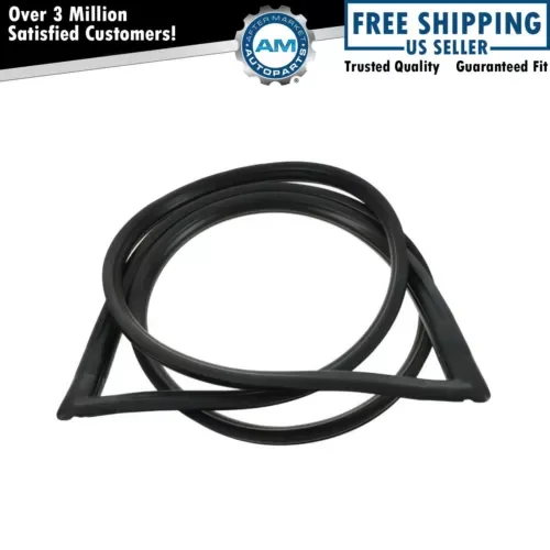 Dronehint Complete Weatherstrip Seal Set Kit w/ Black Trim for 73-77 Chevy GMC Pickup (For: GMC) Parts