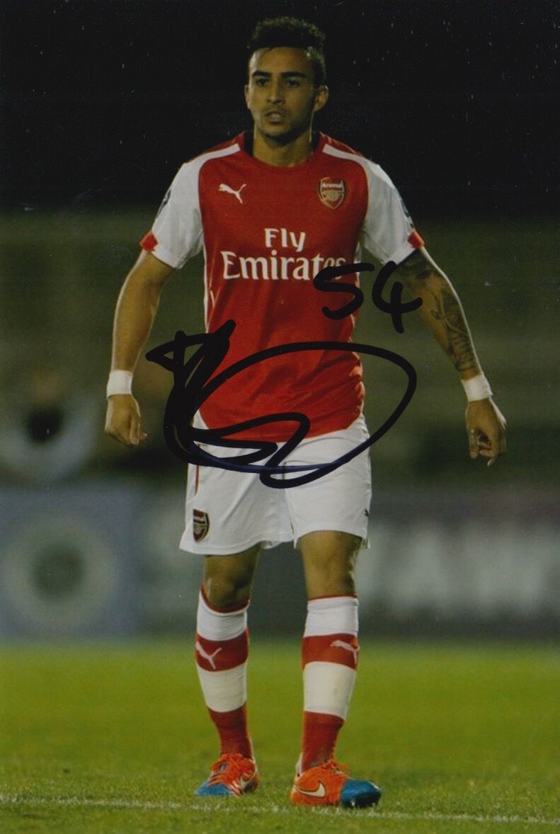 ARSENAL HAND SIGNED BRANDON ORMONDE-OTTEWILL 6X4 Photo Poster painting 2.