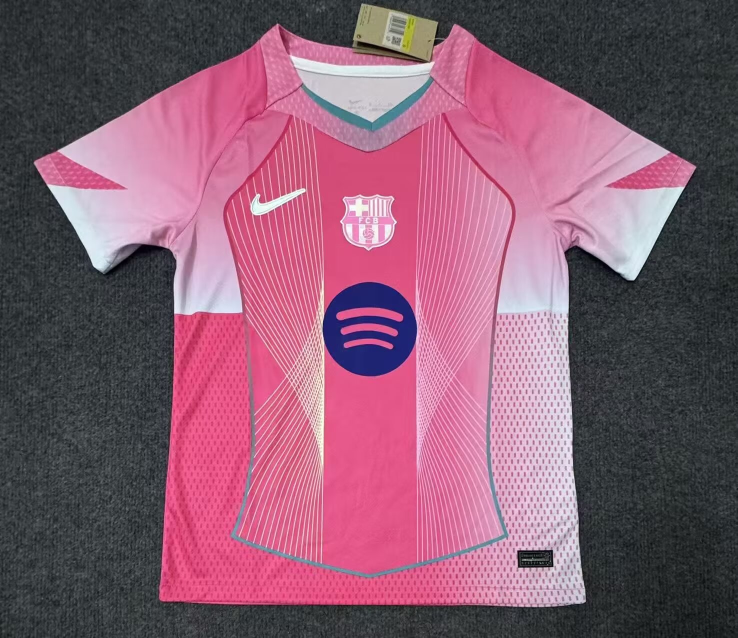 25/26 Barcelona Pink Football shirt Thai Quality