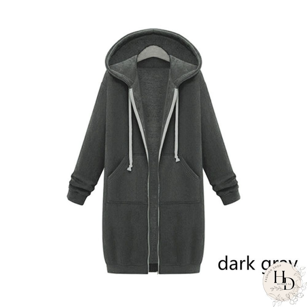 Plus Size Autumn Winter Women Cardigan Extra Long Thicken Velvet Jacket Loose Hoodie Coat