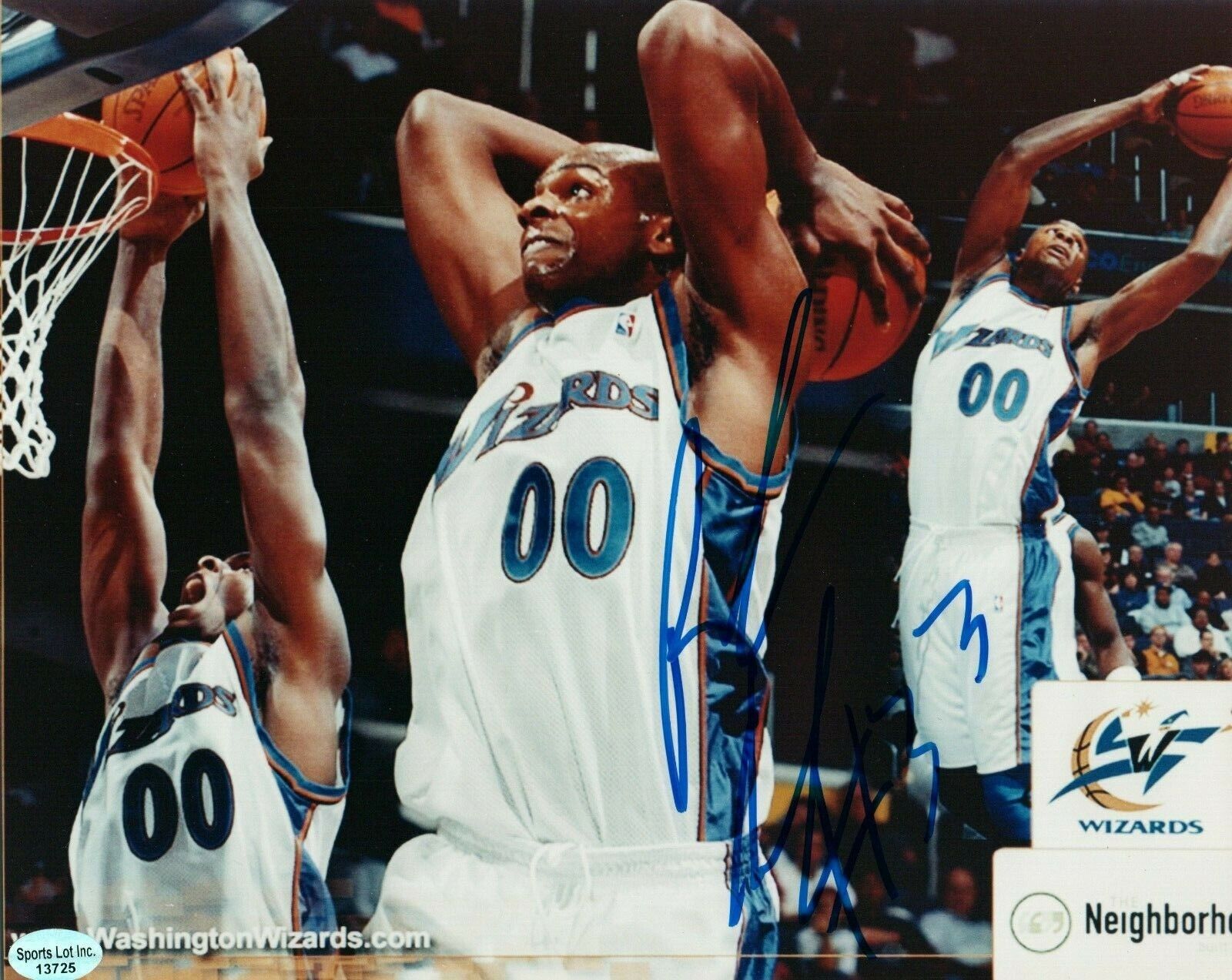 Brendan Haywood NBA Washington Wizards Hand Signed Autograph 8x10 Photo Poster painting