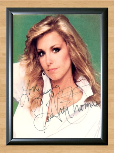 Heather Thomas Signed Autographed Photo Poster painting Poster 4 A4 8.3x11.7