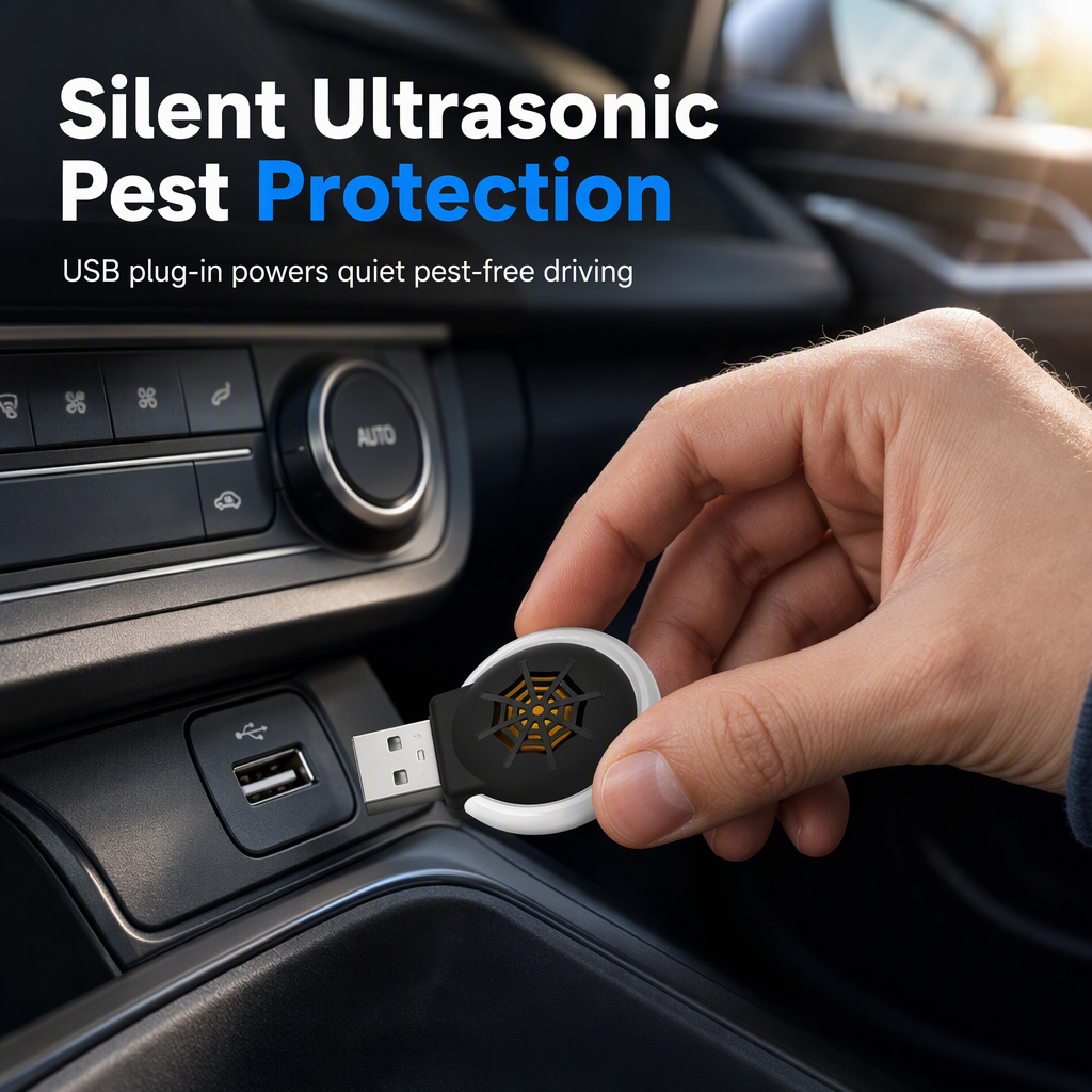 Silent ultrasonic pest protection