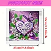 Flowers Butterfly - Crystal Rhinestone Diamond Painting