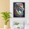 (Big Size) Colorful Dragon - 11CT Stamped Cross Stitch 50*65cm/19.69*25.59in