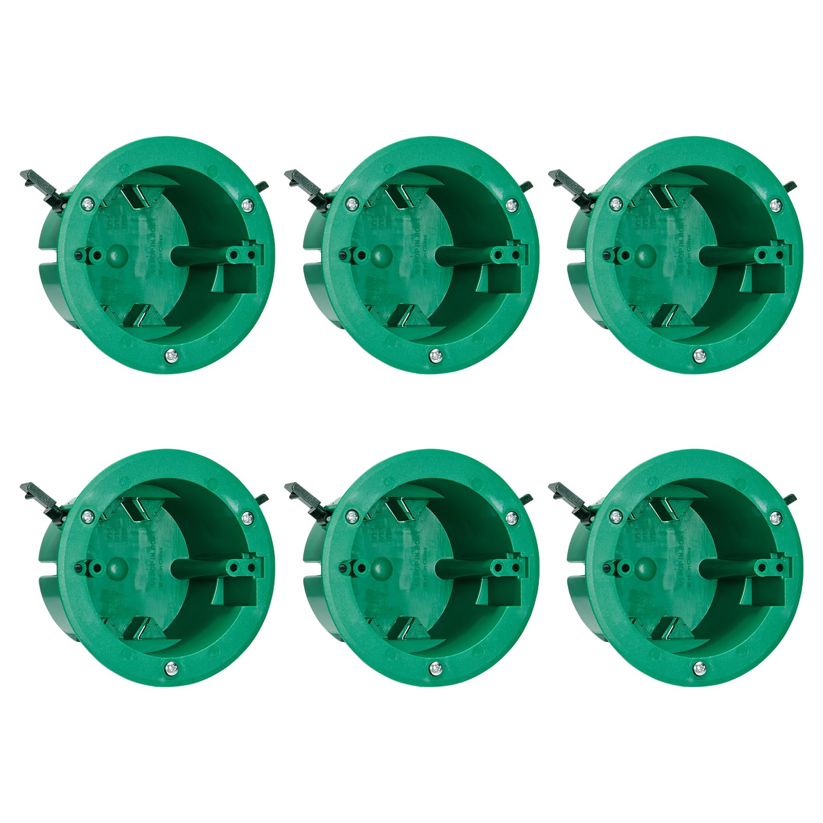 6 Pack Round Electrical Box Old Work Ceiling Box